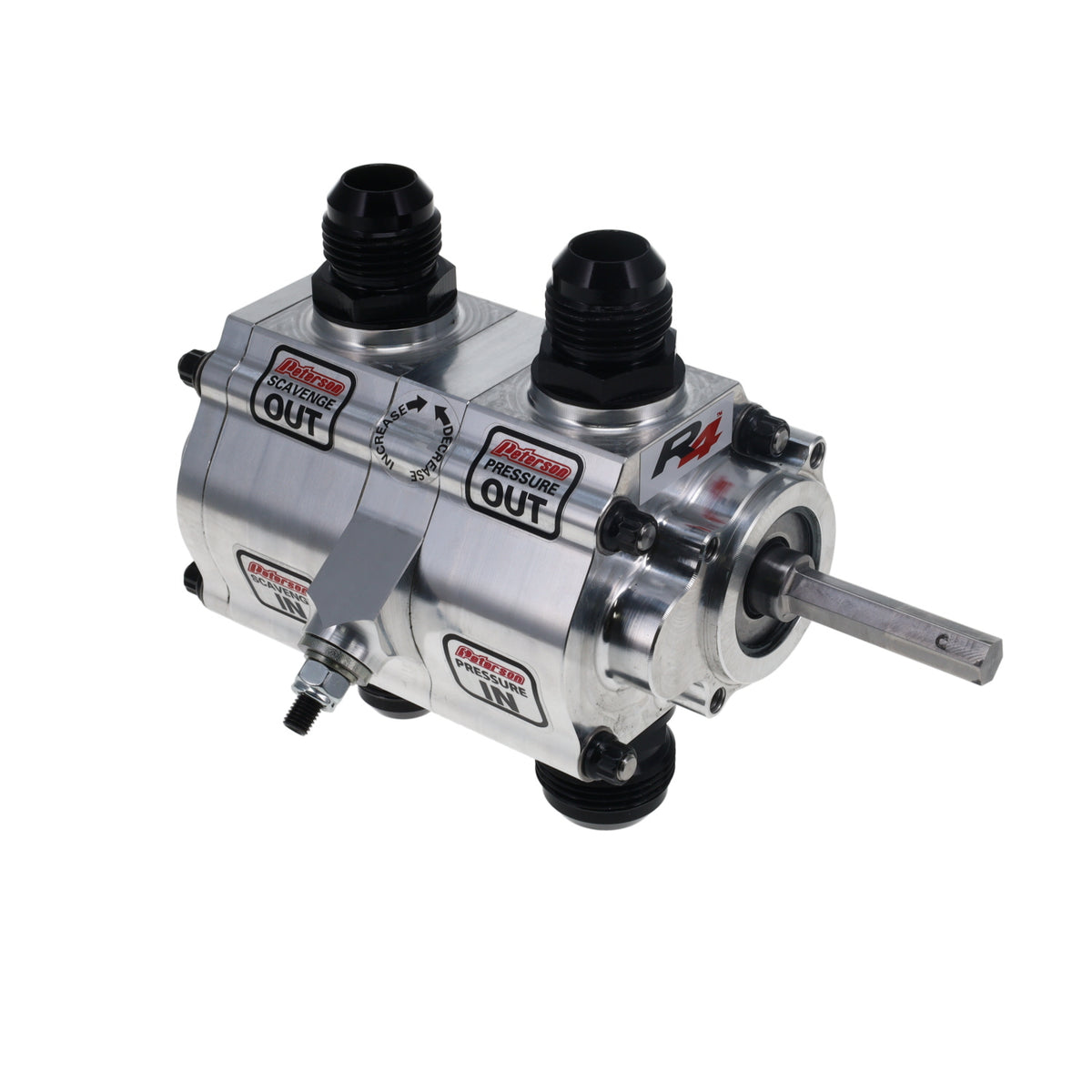 Reverse Rotation 2 Stage Front Pressure Oil Pump 1.4" Pressure 1.4" Scavenge X1