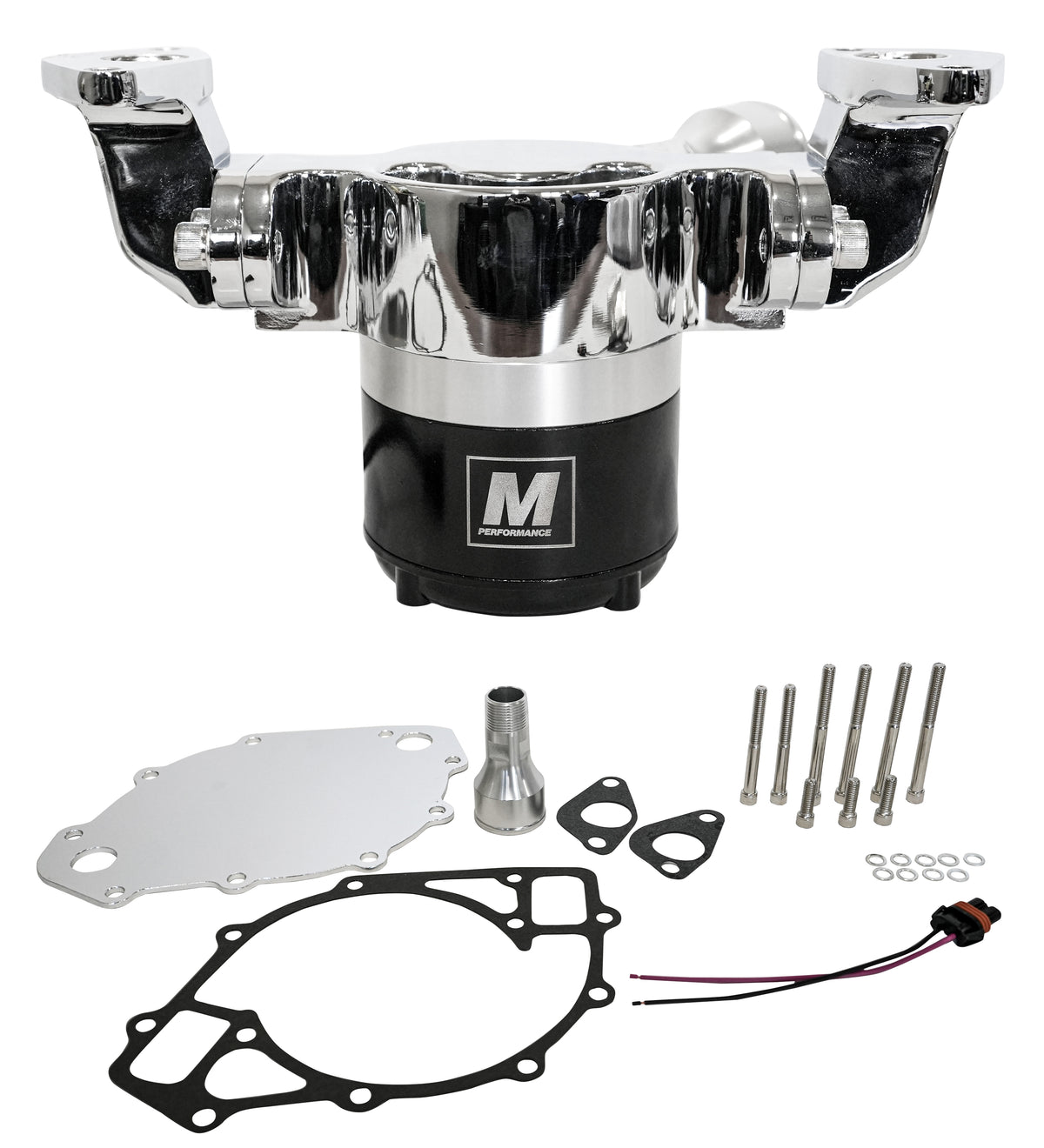 Big Block Ford Electric Water Pump Chrome