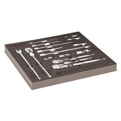 Powerbuilt 16-Piece Professional Technician Ratchet and Socket Accessory Sets - 949009