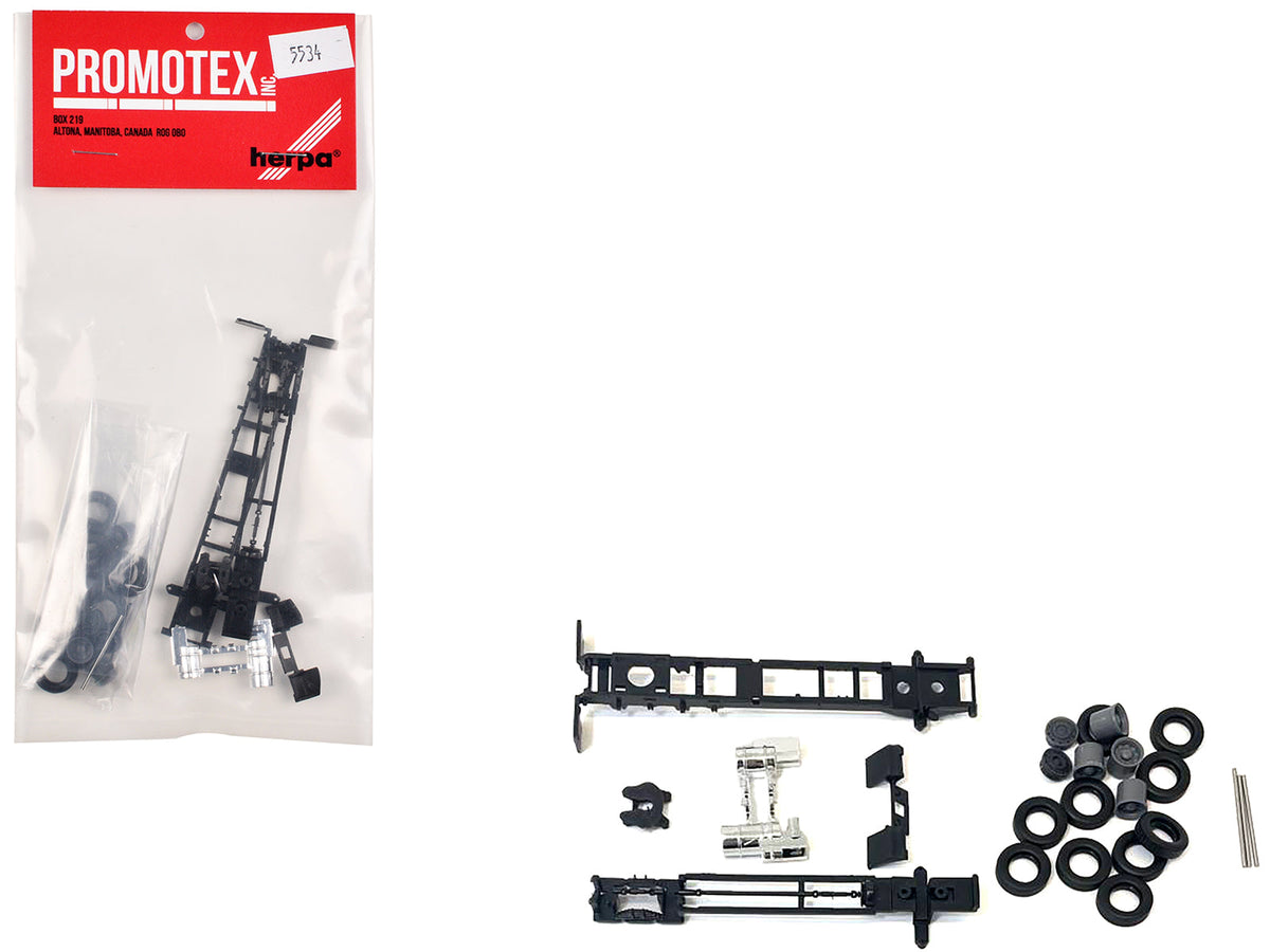 Long Chassis Kit for Mack Cabs 1/87 (HO) Plastic Model by Promotex  free shipping USA