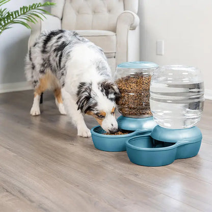 Petmate Replendish Gravity Pet Feeder Pearl Blue 2.3 kg