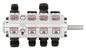Four Stage R4 Oil Pump Right Side Mount 1.4" Press.  1.2" Scavenge W/Rear Drive