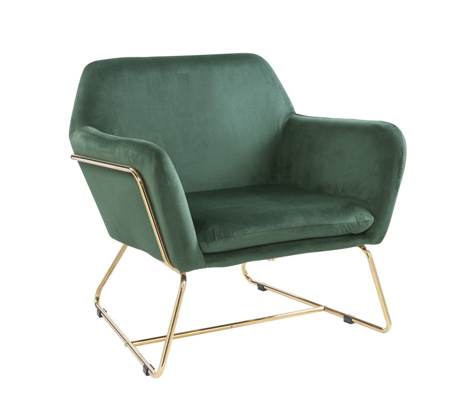 Keira - Accent Chair With Metal Base