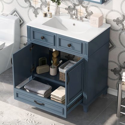 Bathroom Vanity With Sink, Storage Cabinet