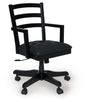 Wildenauer - Home Office Swivel Desk Chair - Brown / Black