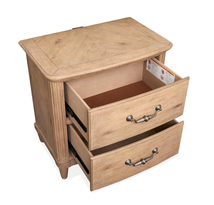 Harmony Heights - Drawer Nightstand - Belgium Wheat