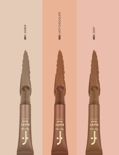Flormar Puffy Liquid Lightweight Contour with Sponge Applicator