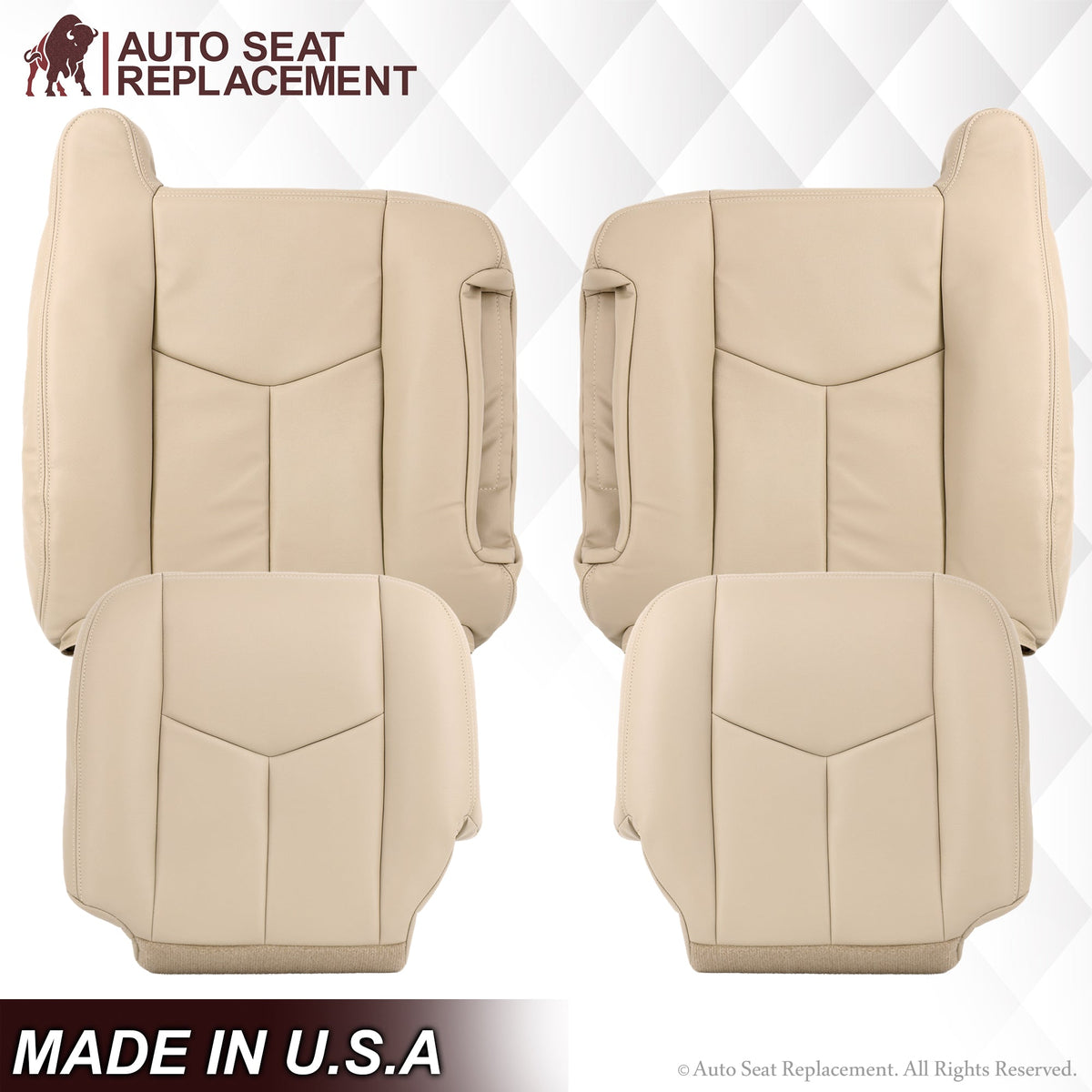 2003-2006 GMC Yukon Seat Cover in Light Tan: Choose From Variation