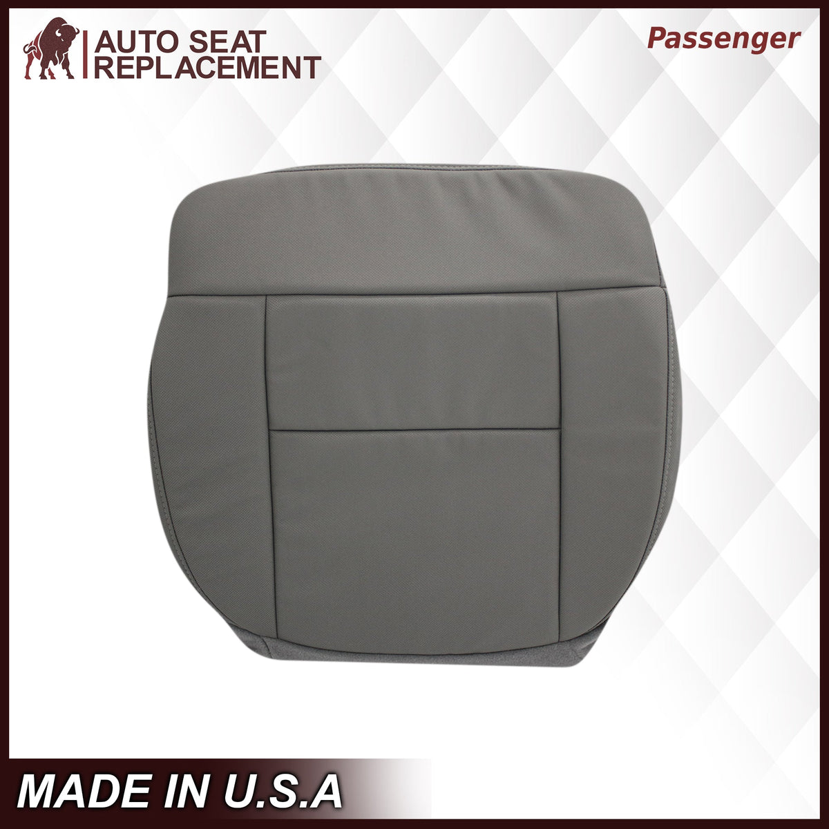 2004 2005 2006 2007 2008 Ford F150 XL Cloth Seat Covers in Medium Flint Gray