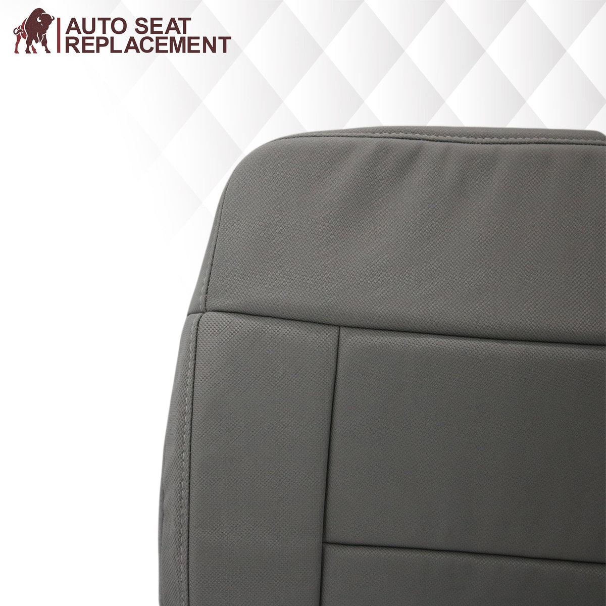 2004 2005 2006 2007 2008 Ford F150 XL Cloth Seat Covers in Medium Flint Gray