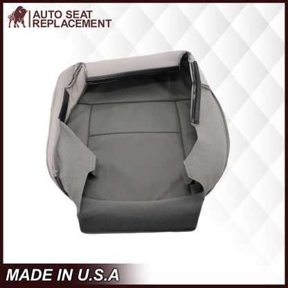 2004 2005 2006 2007 2008 Ford F150 XL Cloth Seat Covers in Medium Flint Gray