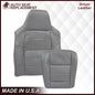 2003-2007 Ford F250/F350/F450/F550 Lariat Seat Cover in Flint Gray: Choose Leather or Vinyl