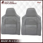 2003-2007 Ford F250/F350/F450/F550 Lariat Seat Cover in Flint Gray: Choose Leather or Vinyl
