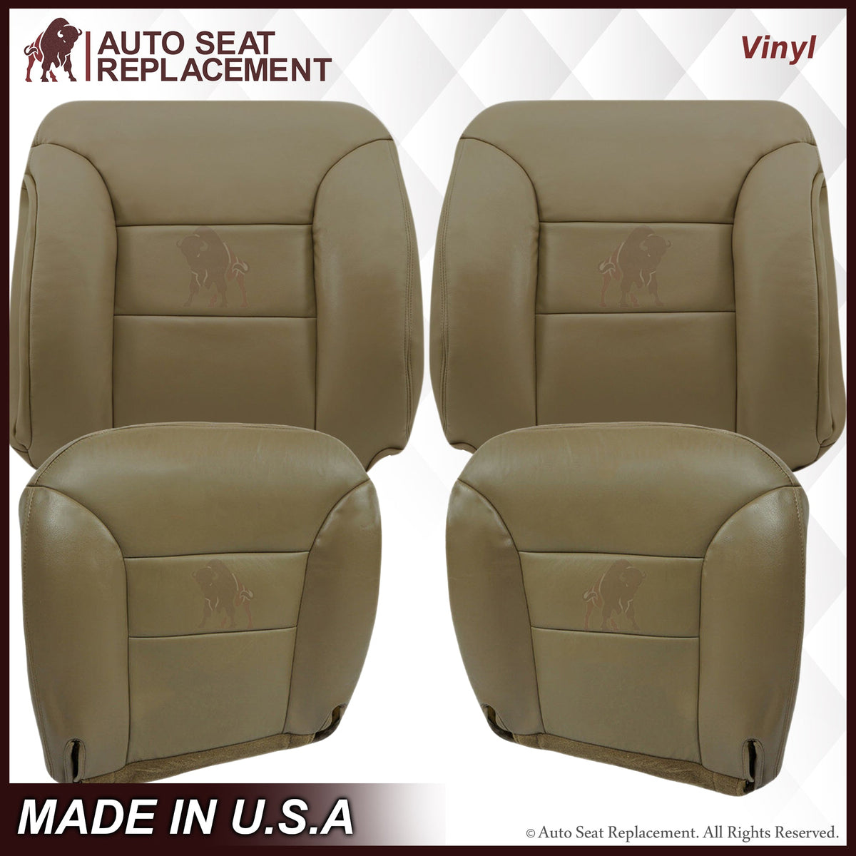 1995-1999 GMC Sierra SLT SLE Seat Cover in Tan: Choose your options