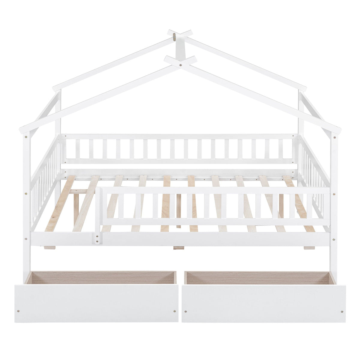 House Bed With 2 Drawers