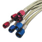 Nitrous Express - 6AN (2FT) STAINLESS STEEL BRAIDED HOSE (RED) - 12025