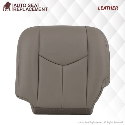 2003-2007 Chevy Silverado/Avalanche & GMC Sierra Work Truck Seat Cover in Gray 40/20/40 (Leanback Without Armrest): Choose Leather or Vinyl