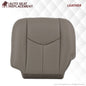 2003-2007 Chevy Silverado/Avalanche & GMC Sierra Work Truck Seat Cover in Gray 40/20/40 (Leanback Without Armrest): Choose Leather or Vinyl