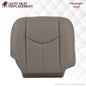 2003-2007 Chevy Silverado/Avalanche & GMC Sierra Work Truck Seat Cover in Gray 40/20/40 (Leanback Without Armrest): Choose Leather or Vinyl