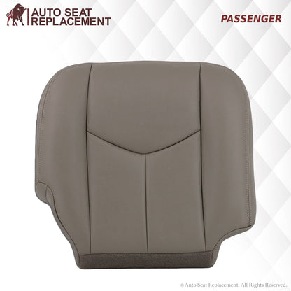 2003-2007 Chevy Silverado/Avalanche & GMC Sierra Work Truck Seat Cover in Gray 40/20/40 (Leanback Without Armrest): Choose Leather or Vinyl