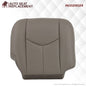 2003-2007 Chevy Silverado/Avalanche & GMC Sierra Work Truck Seat Cover in Gray 40/20/40 (Leanback Without Armrest): Choose Leather or Vinyl