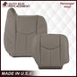 2003-2007 Chevy Silverado/Avalanche & GMC Sierra Work Truck Seat Cover in Gray 40/20/40 (Leanback Without Armrest): Choose Leather or Vinyl