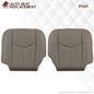 2003-2007 Chevy Silverado/Avalanche & GMC Sierra Work Truck Seat Cover in Gray 40/20/40 (Leanback Without Armrest): Choose Leather or Vinyl