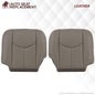 2003-2007 Chevy Silverado/Avalanche & GMC Sierra Work Truck Seat Cover in Gray 40/20/40 (Leanback Without Armrest): Choose Leather or Vinyl