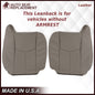 2003-2007 Chevy Silverado/Avalanche & GMC Sierra Work Truck Seat Cover in Gray 40/20/40 (Leanback Without Armrest): Choose Leather or Vinyl