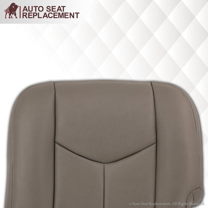 2003-2007 Chevy Silverado/Avalanche & GMC Sierra Work Truck Seat Cover in Gray 40/20/40 (Leanback Without Armrest): Choose Leather or Vinyl
