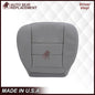2002-2007 Ford F250/F350/F450/F550 Lariat Extended Cab Seat Cover in Flint Gray: Choose Leather or Vinyl