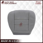 2002-2007 Ford F250/F350/F450/F550 Lariat Extended Cab Seat Cover in Flint Gray: Choose Leather or Vinyl