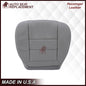 2002-2007 Ford F250/F350/F450/F550 Lariat Extended Cab Seat Cover in Flint Gray: Choose Leather or Vinyl