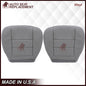 2002-2007 Ford F250/F350/F450/F550 Lariat Extended Cab Seat Cover in Flint Gray: Choose Leather or Vinyl