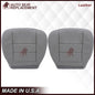 2002-2007 Ford F250/F350/F450/F550 Lariat Extended Cab Seat Cover in Flint Gray: Choose Leather or Vinyl