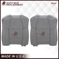 2002-2007 Ford F250/F350/F450/F550 Lariat Extended Cab Seat Cover in Flint Gray: Choose Leather or Vinyl