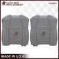 2002-2007 Ford F250/F350/F450/F550 Lariat Extended Cab Seat Cover in Flint Gray: Choose Leather or Vinyl