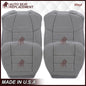 2002-2007 Ford F250/F350/F450/F550 Lariat Extended Cab Seat Cover in Flint Gray: Choose Leather or Vinyl