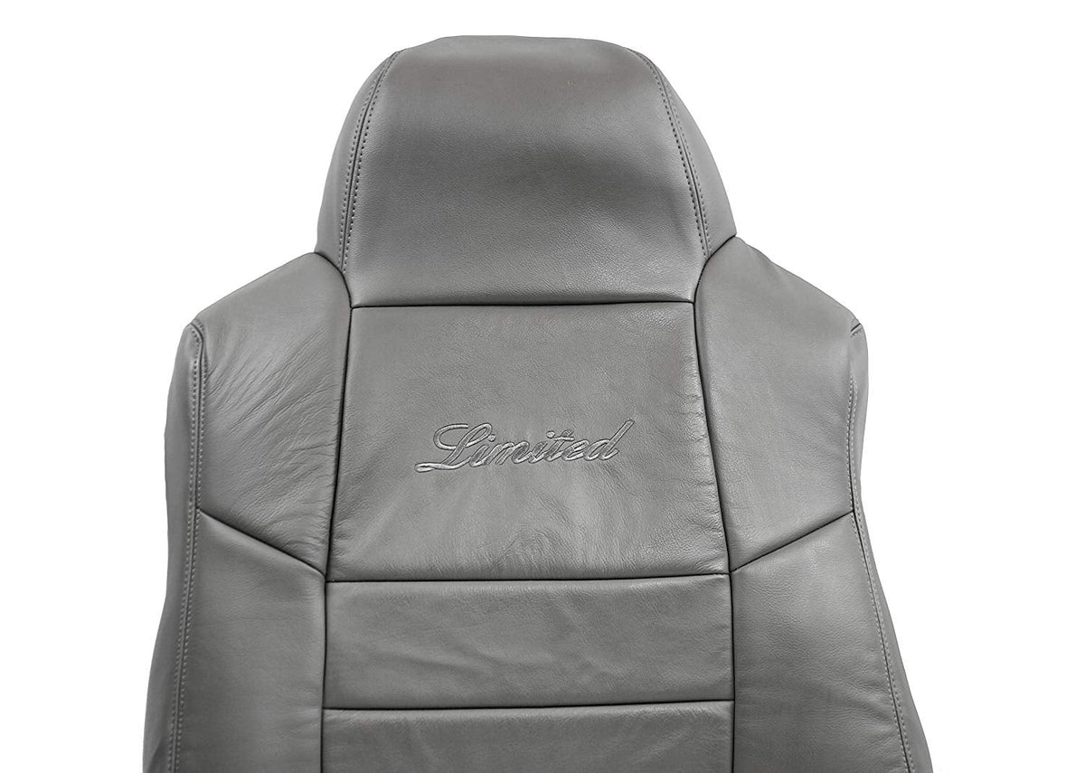 2002-2005 Ford Excursion Limited Seat Cover in Flint Gray: Choose From Variations