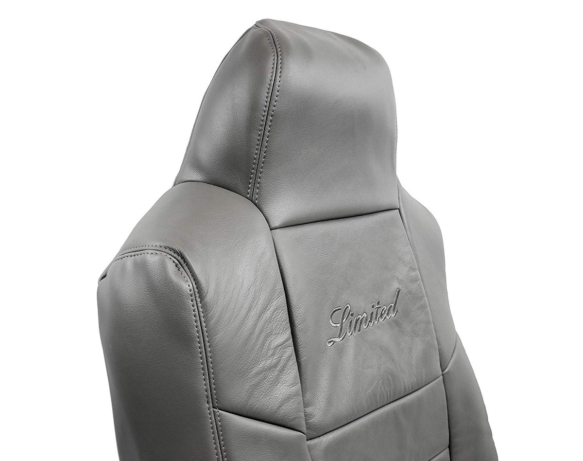 2002-2005 Ford Excursion Limited Seat Cover in Flint Gray: Choose From Variations