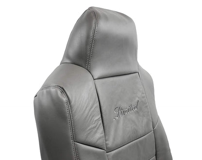 2002-2005 Ford Excursion Limited Seat Cover in Flint Gray: Choose From Variations