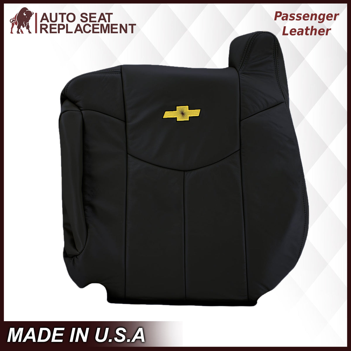 2002 Chevy Avalanche Seat Cover in Dark Graphite "Dark Gray": Choose From Variations