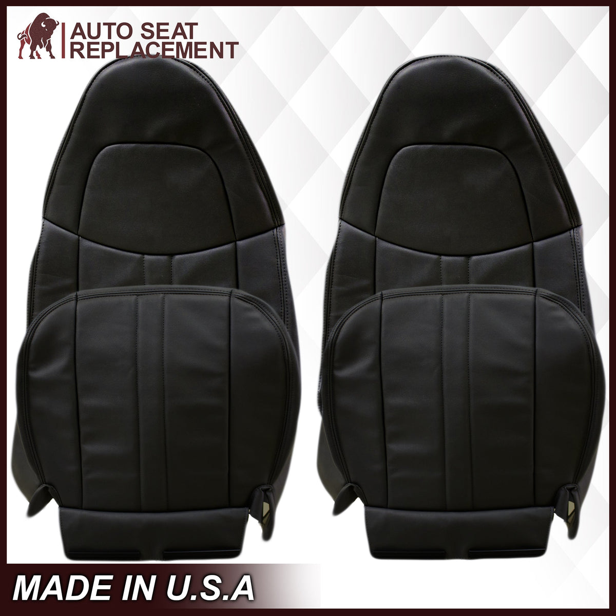 2003-2009 Chevy C Series Kodiak Vinyl Seat Cover in Dark Gray