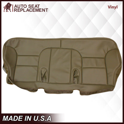 1995-1999 GMC Sierra SLT SLE 2nd Row Bench Seat Cover in Tan: Choose your options
