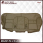 1995-1999 GMC Sierra SLT SLE 2nd Row Bench Seat Cover in Tan: Choose your options