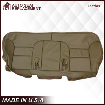 1995-1999 GMC Sierra SLT SLE 2nd Row Bench Seat Cover in Tan: Choose your options