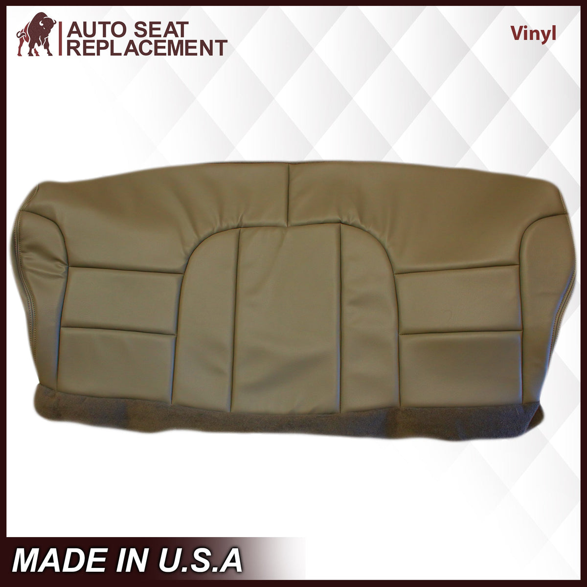 1995-1999 GMC Sierra SLT SLE 2nd Row Bench Seat Cover in Tan: Choose your options