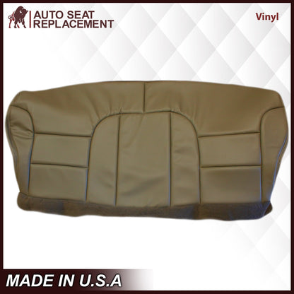1995-1999 GMC Sierra SLT SLE 2nd Row Bench Seat Cover in Tan: Choose your options