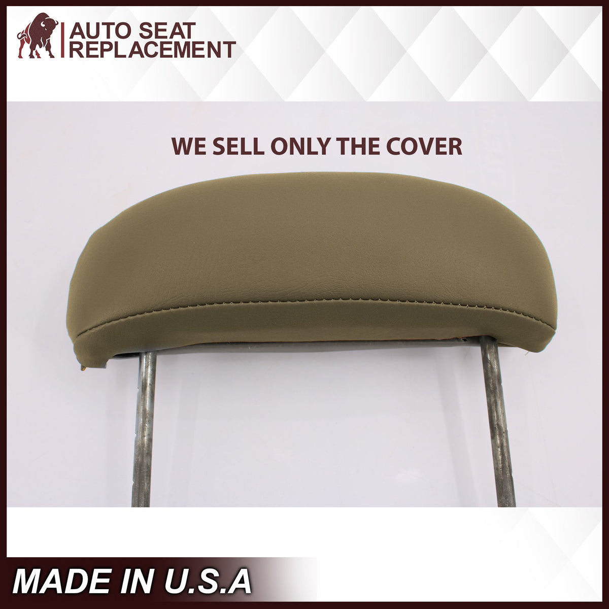 1995-1999 GMC Sierra SLT SLE 2nd Row Bench Seat Cover in Tan: Choose your options