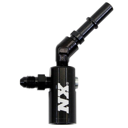 Nitrous Express - 3/8-10MM LATE MODEL BILLET FUEL LINE ADAPTER 45 DEGREE - 16185-45